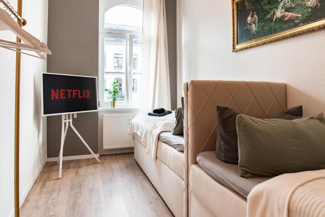 The Grande Kassberg Apartment - Balkon, Netflix, Nespresso, Zentral Chemnitz Exteriör bild
